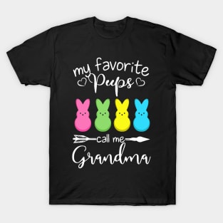 My Favorite Peeps Call Me Grandma T-Shirt